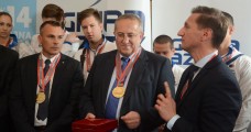 Mistrzynie Polski na spotkaniu z Marszałkiem Województwa Zachodniopomorskiego